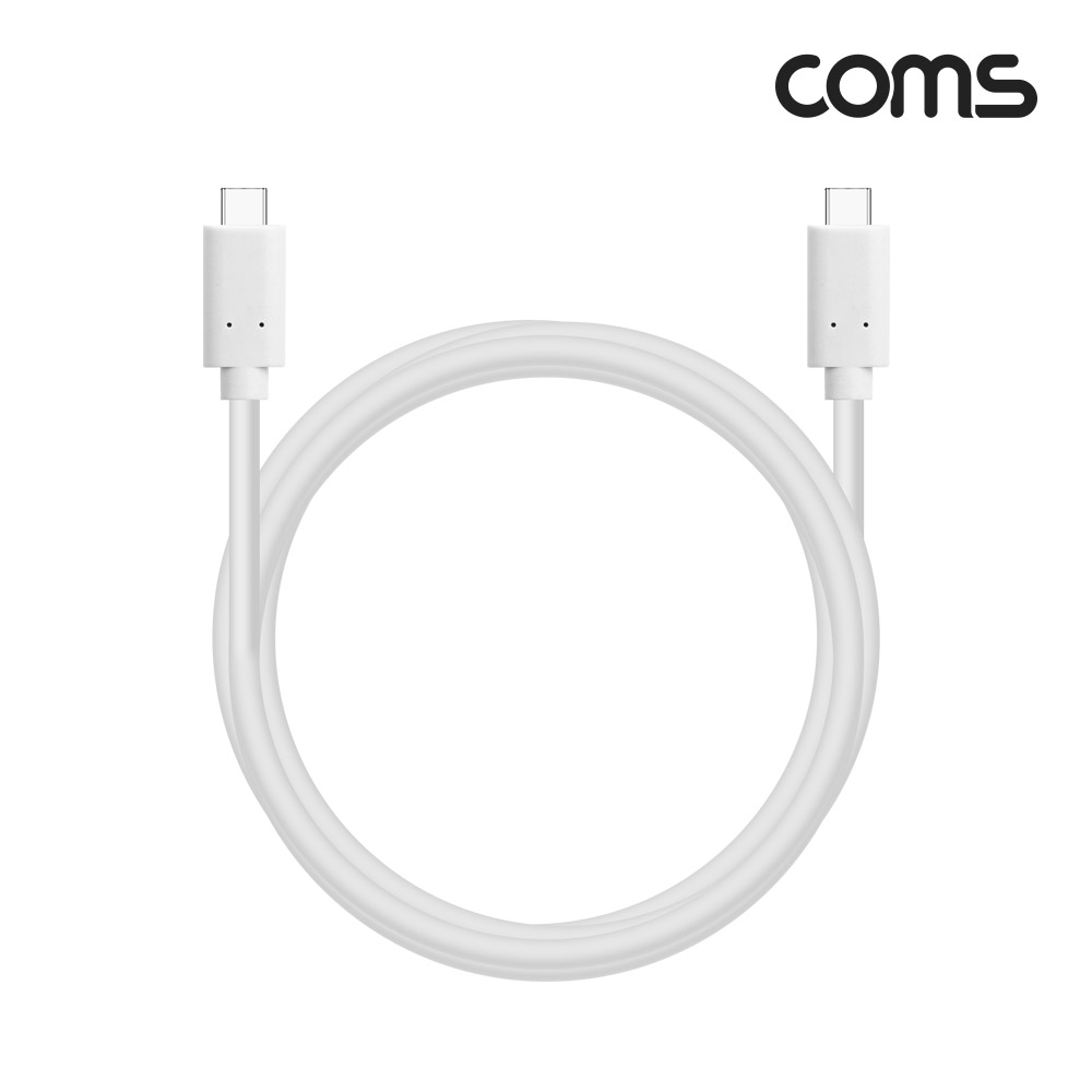 Coms USB 3.1 Type C 케이블 GEN2 10Gbps C타입 100W 5A E-Marker 이마커 2M