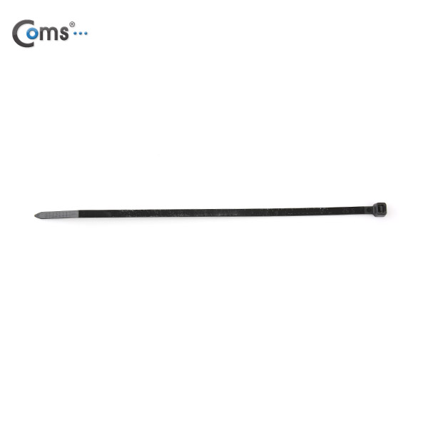 Coms 케이블 타이(100pcs), CHS-5 x 200/검정, 200mm x 5mm
