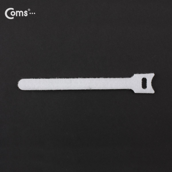 Coms 벨크로 타이(10pcs), MGT-150, 150mm/White/케이블 타이