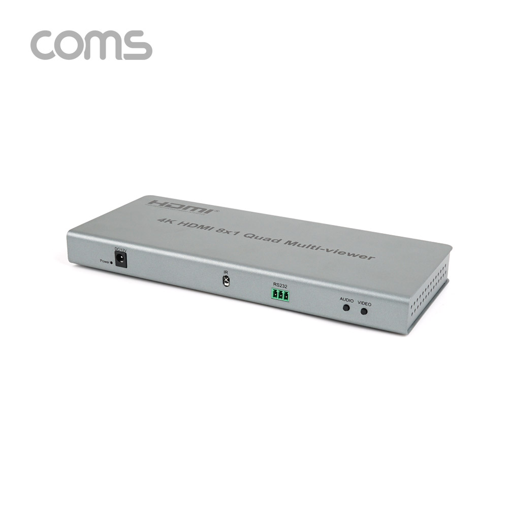 Coms HDMI 화면 분할기 8x1 8 Input 1 Output 멀티뷰어