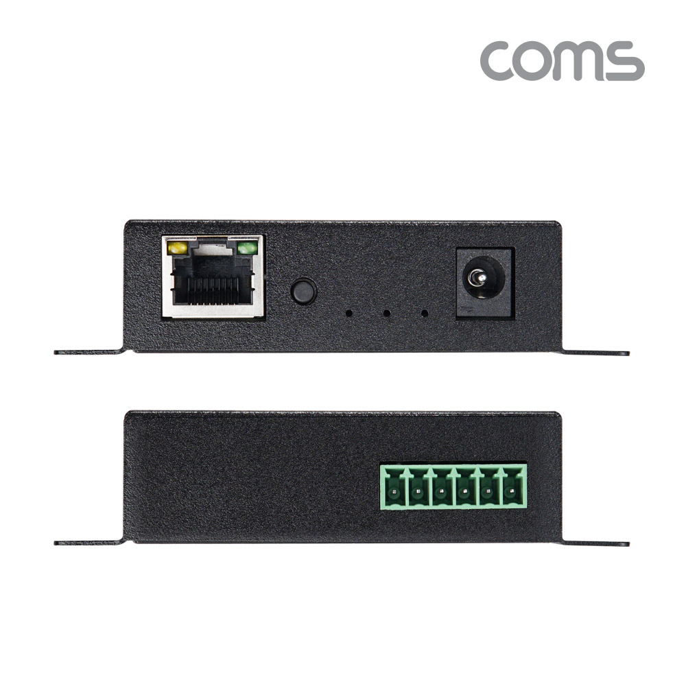 Coms RS422, RS485 이더넷(RJ45) 컨버터, 디바이스 서버, 12V/2A 아답타 포함, TCP, IP