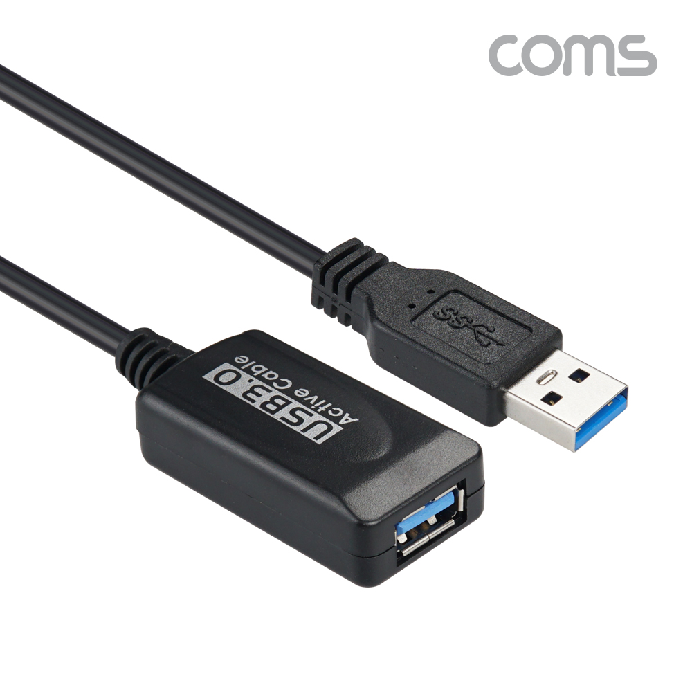 Coms USB 3.0 리피터(무전원) / 연장 케이블 / Active Extension Cable / 5M