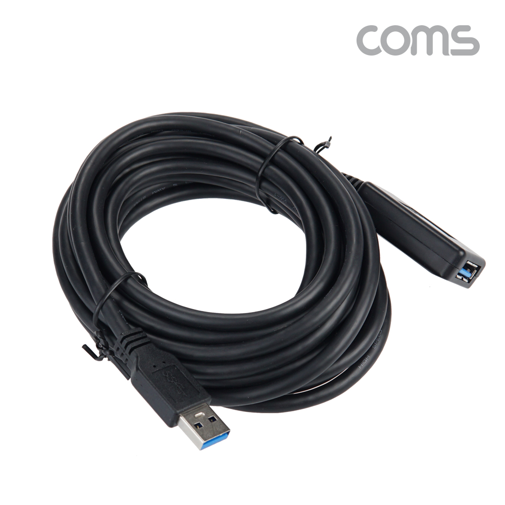 Coms USB 3.0 리피터(무전원) / 연장 케이블 / Active Extension Cable / 5M