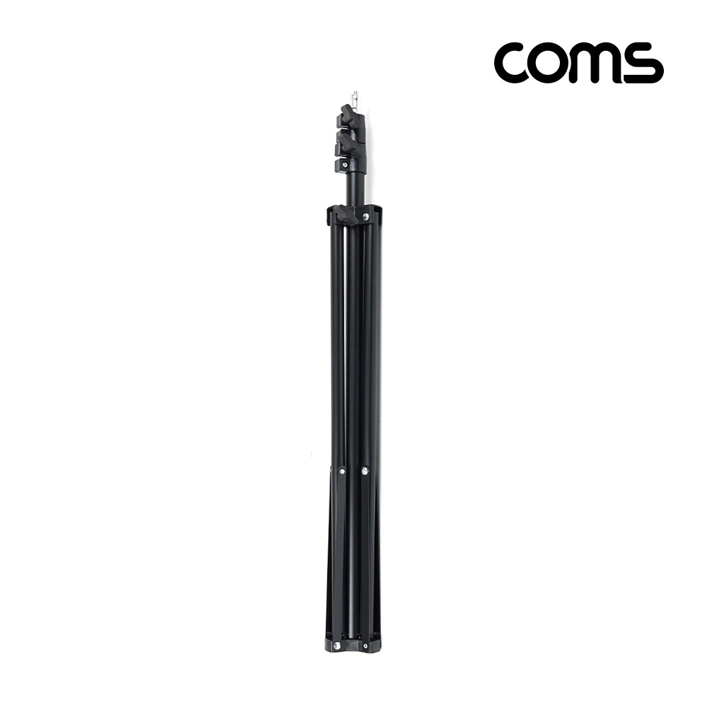 Coms 2M 삼각대, 접이식 삼각대(스탠드), 3단 높이조절, (마이크, 카메라, 캠코더 거치), 거치대