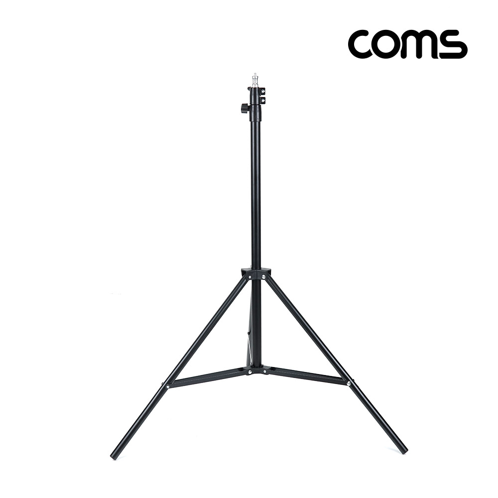 Coms 2M 삼각대, 접이식 삼각대(스탠드), 3단 높이조절, (마이크, 카메라, 캠코더 거치), 거치대