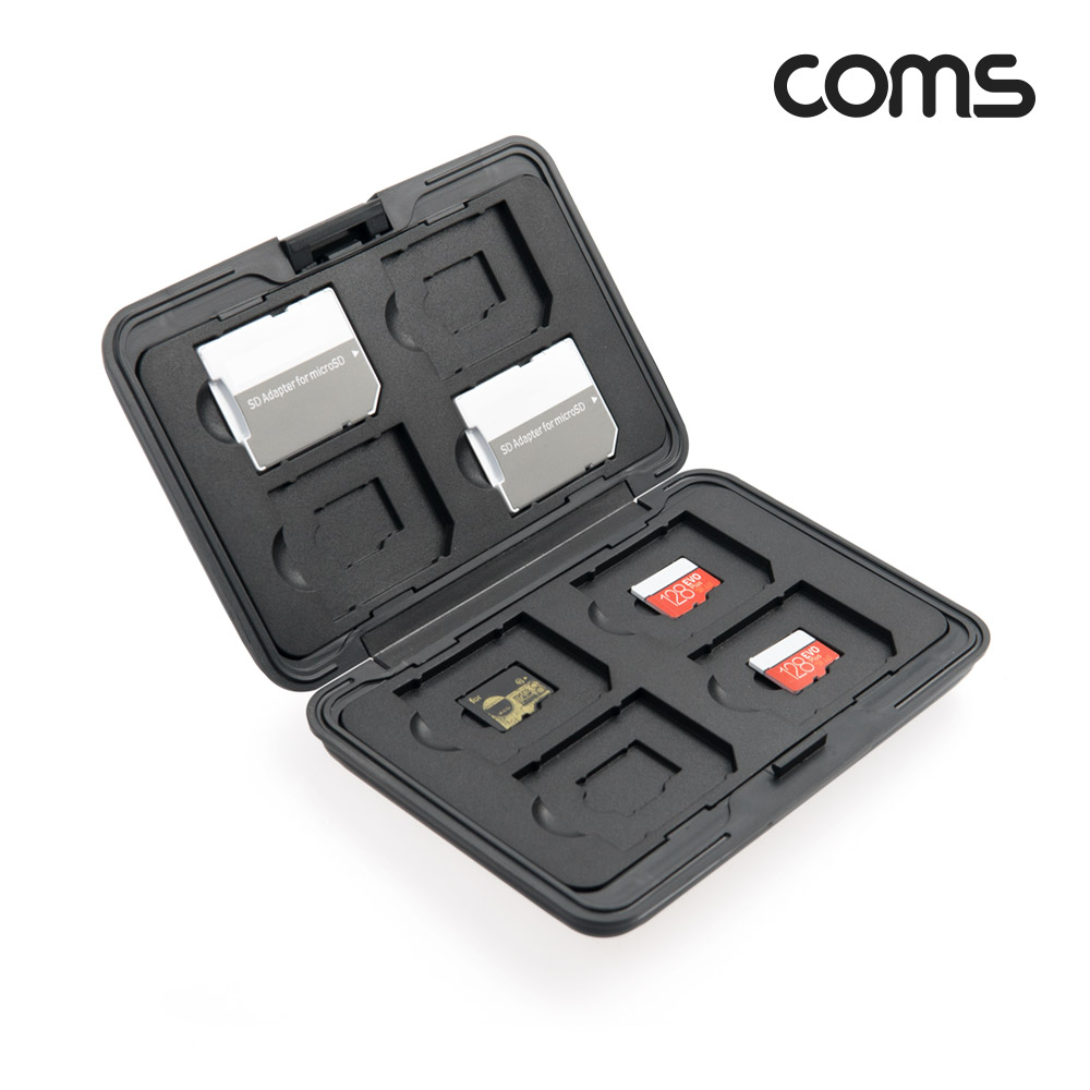 Coms 메모리카드 보관케이스 SD Card TF MicroSD 마이크로 휴대용