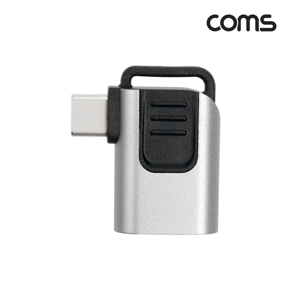 Coms USB 3.1(Type C) to HDMI 컨버터 변환 젠더 C타입 to HDMI 4K@30Hz UHD 꺾임 꺽임