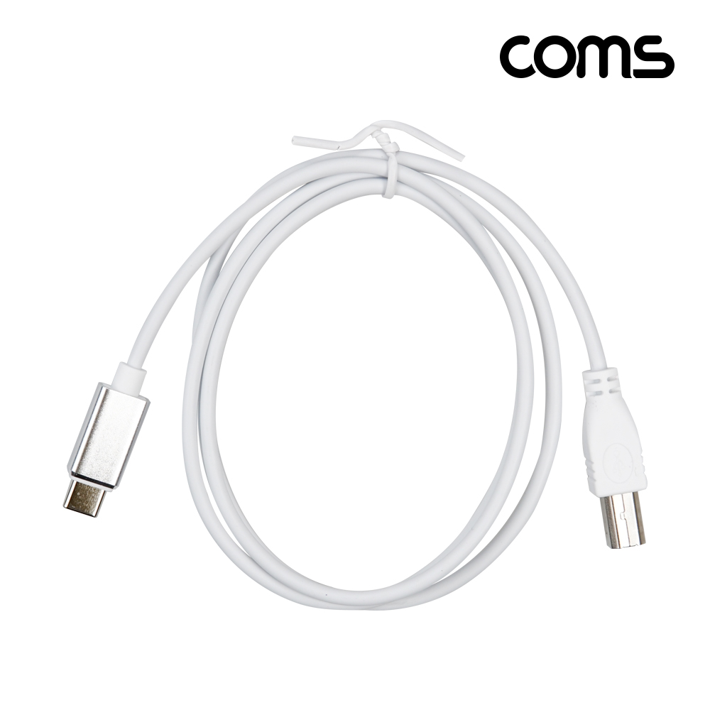 Coms USB 3.1 Type C to Type B 2.0 케이블 1m C타입 to B타입 480mbps
