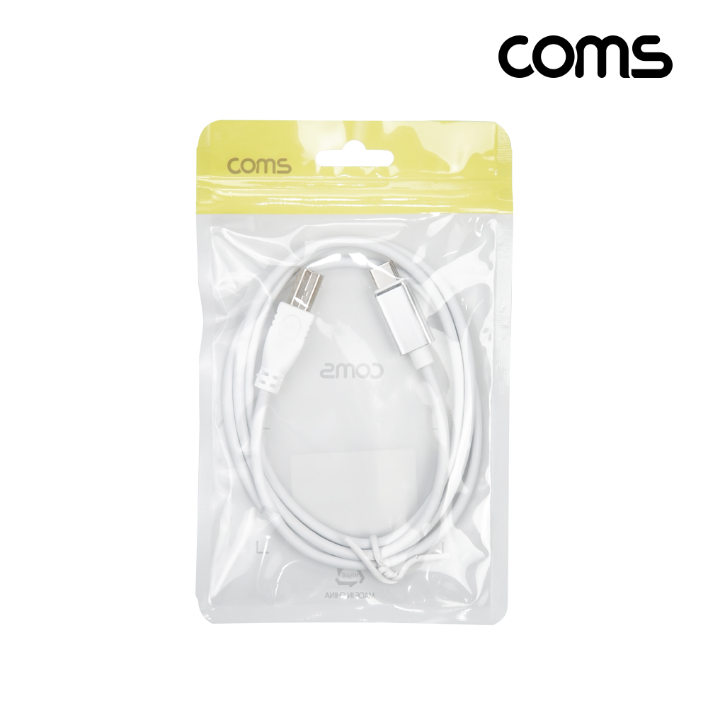 Coms USB 3.1 Type C to Type B 2.0 케이블 1m C타입 to B타입 480mbps