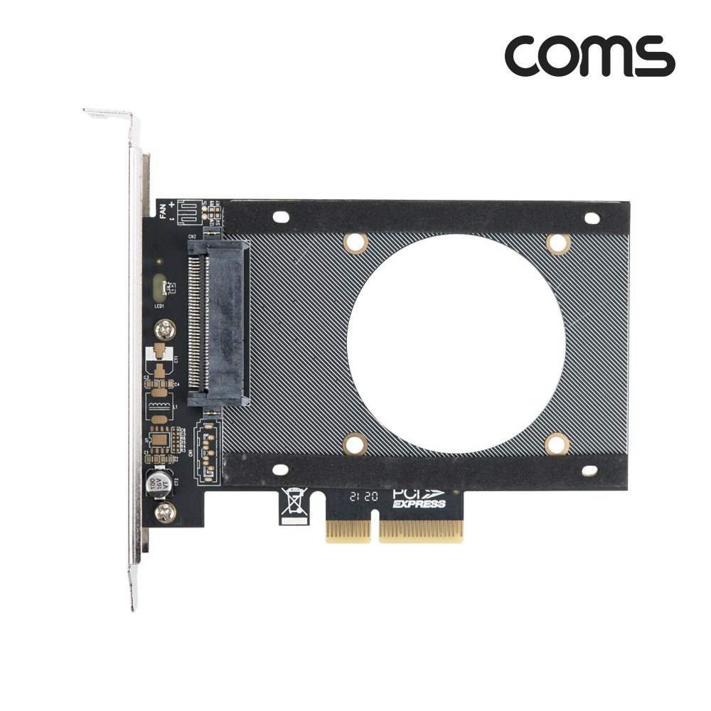 Coms PCI Express 변환 컨버터 U.2 NVME SFF-8639 to PCI-E 4x 변환 카드 PC 브라켓