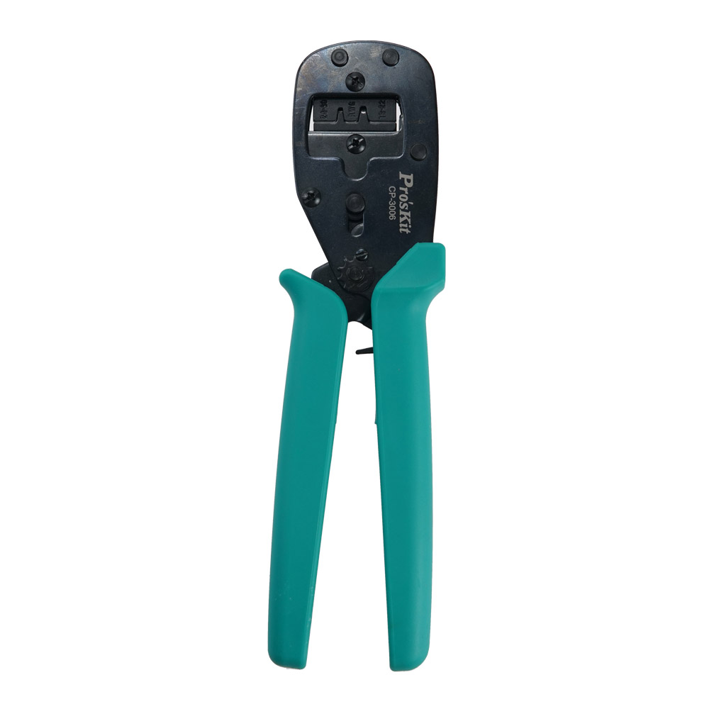 PROKIT (CP-3006FD36) 평행 액션 클림핑 툴 터미널 단자 압착기 오픈 배럴 AWG 30-24/22-18D-SUB V.35 접촉 핀