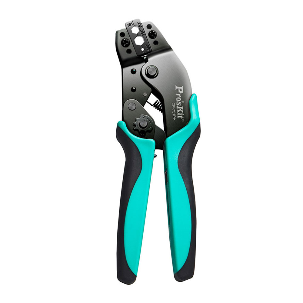 PROKIT (CP-751PA) 7.5형 광커넥터 전용 클림핑 툴 동축 압착기 육각 5.41/6.5/1.73mm