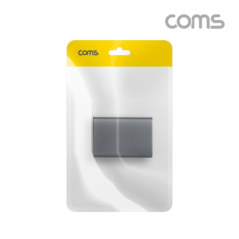 Coms 8P8C I형 커플러 RJ45 규격 FF 타입 연장시 사용, 실버 silver