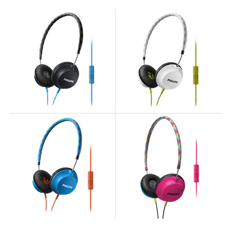 스마트폰 헤드셋 PHILIPS (SHL5105BK) 블랙