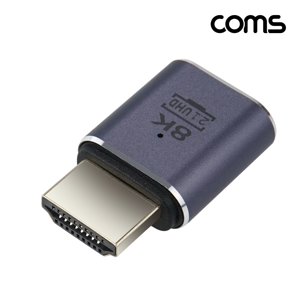 Coms HDMI 젠더 2.1 8K@60Hz UHD 연장젠더 MF