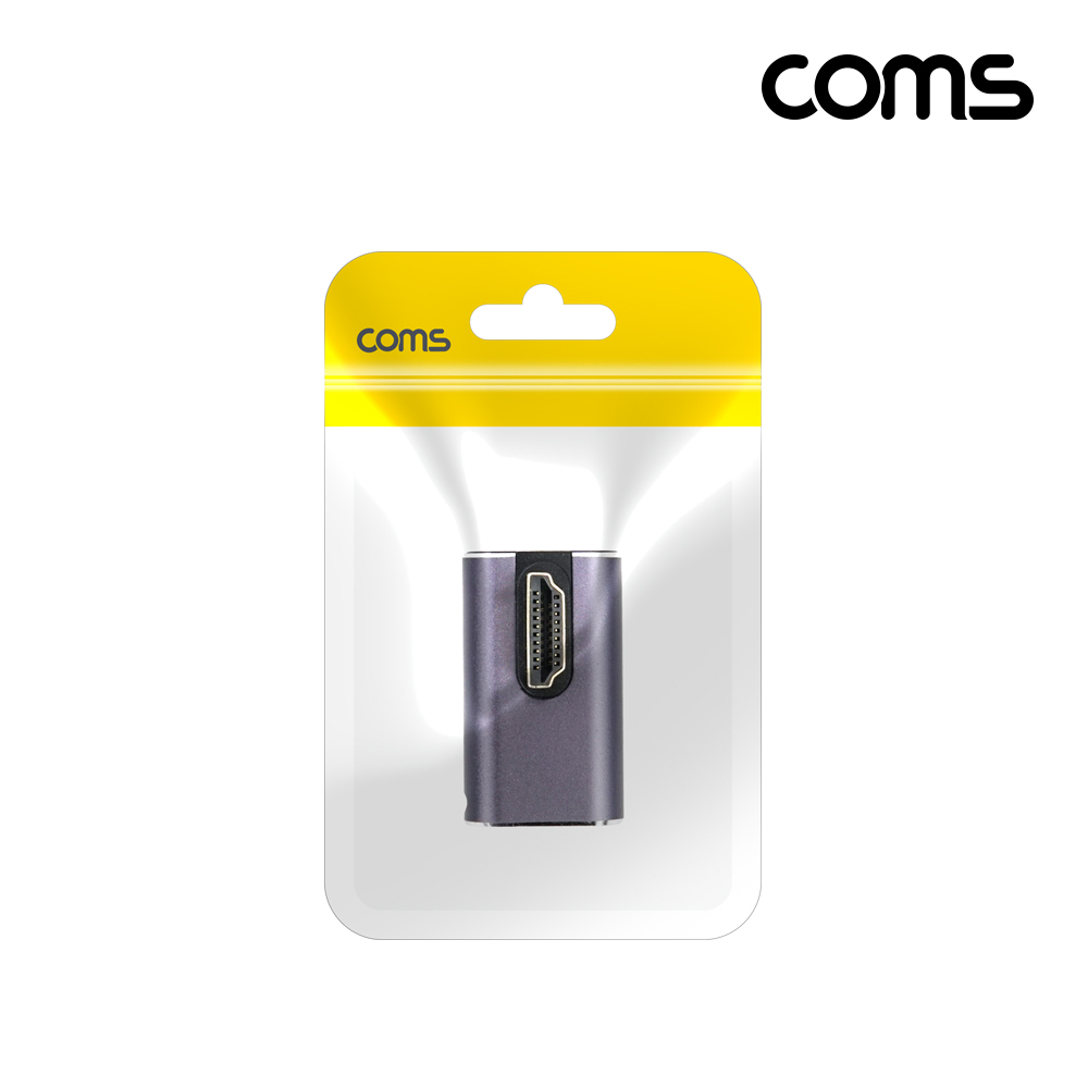 Coms HDMI 젠더 2.1 8K@60Hz UHD 연장젠더 MF 우하향