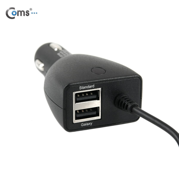 Coms iOS 스마트폰 5 차량용 케이블(3 in 1/멀티) 스프링, 30 ~ 120cm/8핀