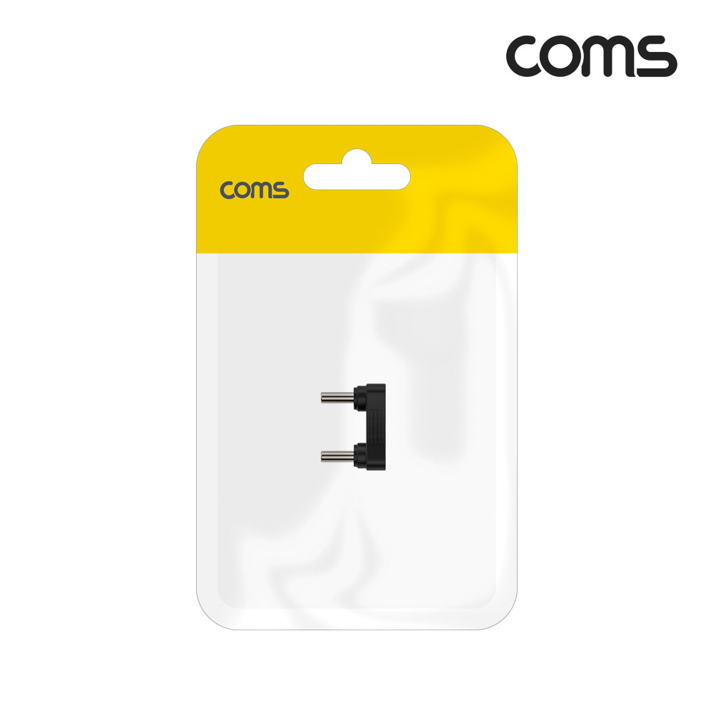 Coms USB Type C 꺾임 젠더 C to C타입 PD충전 65W