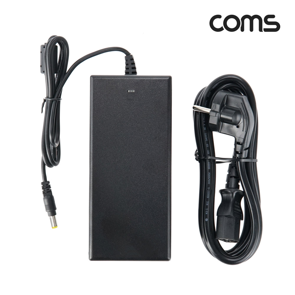 Coms 정전압 어댑터 아답터 DC12V 10A AC전원코드