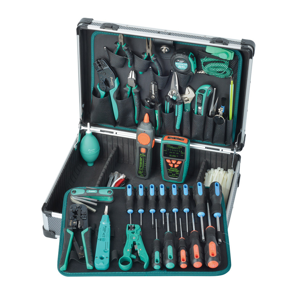 PROKIT (PK-1938M2) 통신&네트워크 작업 공구 세트 전문가용 키트 테스터기