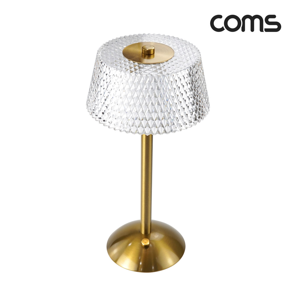Coms 크리스탈 테이블 LED 램프 무선 감성 인테리어