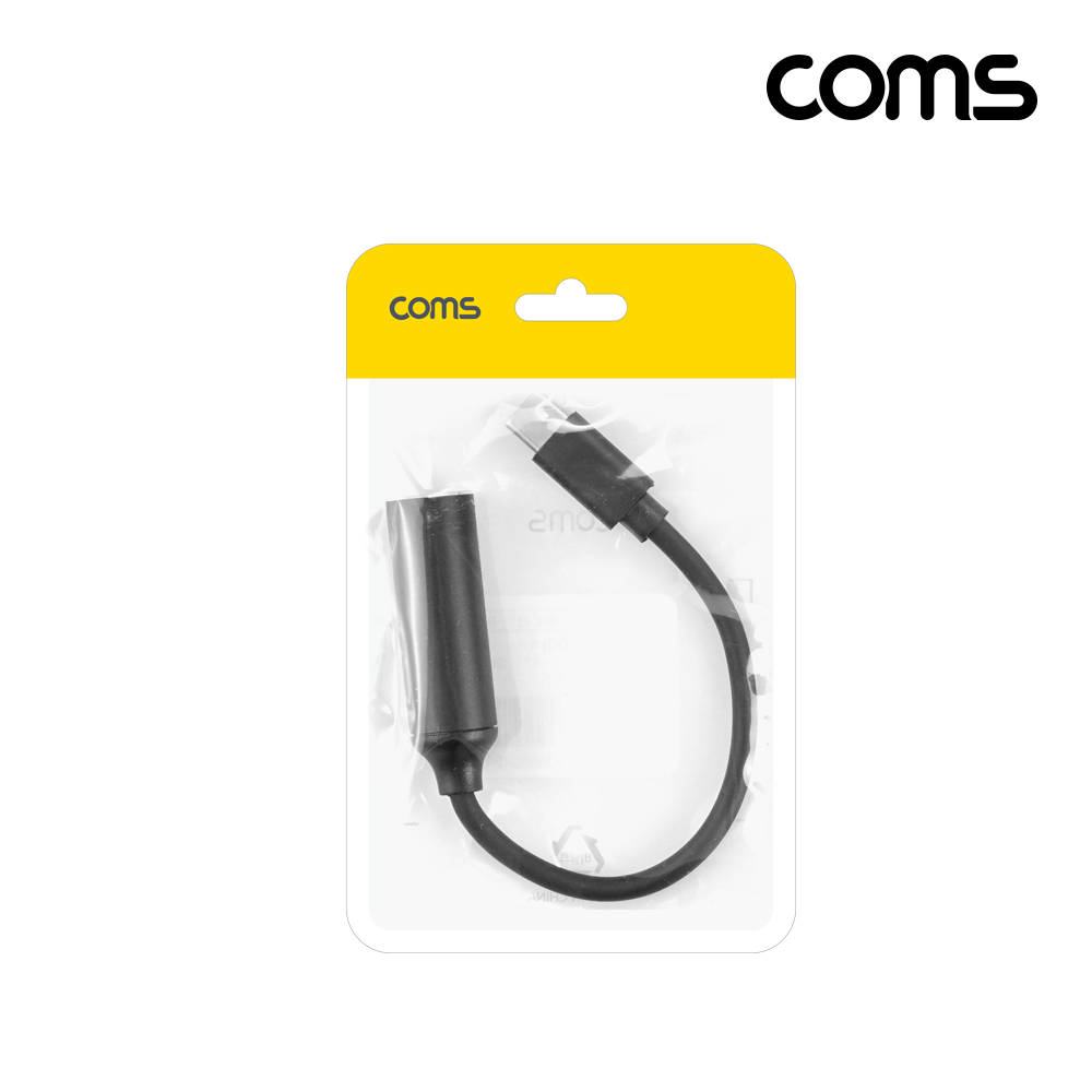 Coms 65w PD 변환 전원 케이블 DC 외경 5.5 내경 2.1 C타입 USB 3.1 노트북 스마트폰 충전