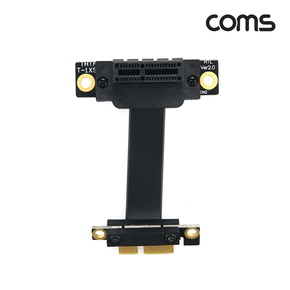 Coms PCI Express 연장 아답터 케이블 1x PCI-E M/F 꺾임