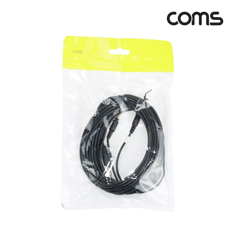 Coms 스테레오 분리형 R/L 케이블 5M AUX 3.5mm