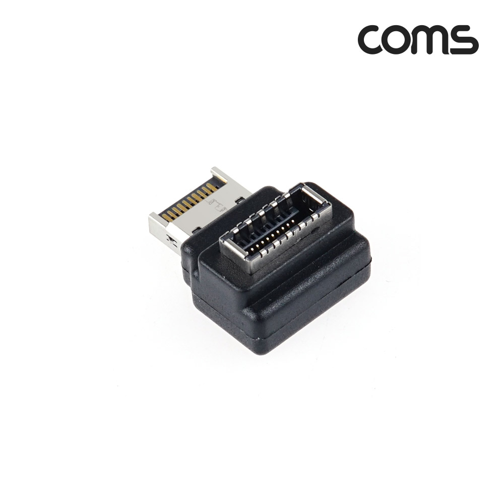 Coms USB E타입 연장젠더 Type E 꺾임