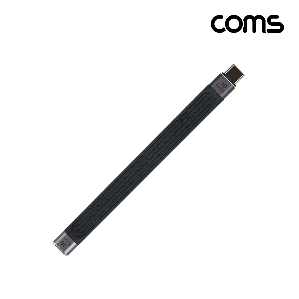 Coms USB 4.0 C to C타입 케이블 FM 10cm 40Gbps USB 3.1 고속충전