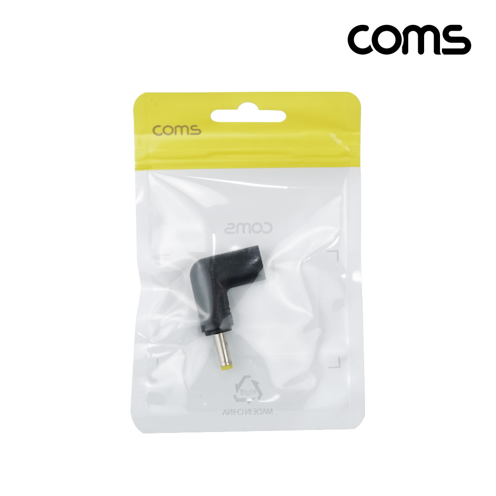 Coms PD 변환 젠더 12V 출력 DC 4.0-1.7 꺾임