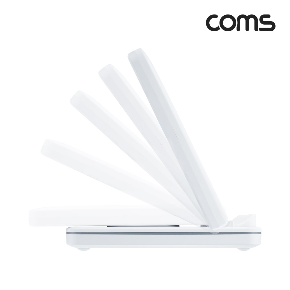 Coms 3 IN 1 멀티 고속 무선 충전기 iOS스마트워치전용