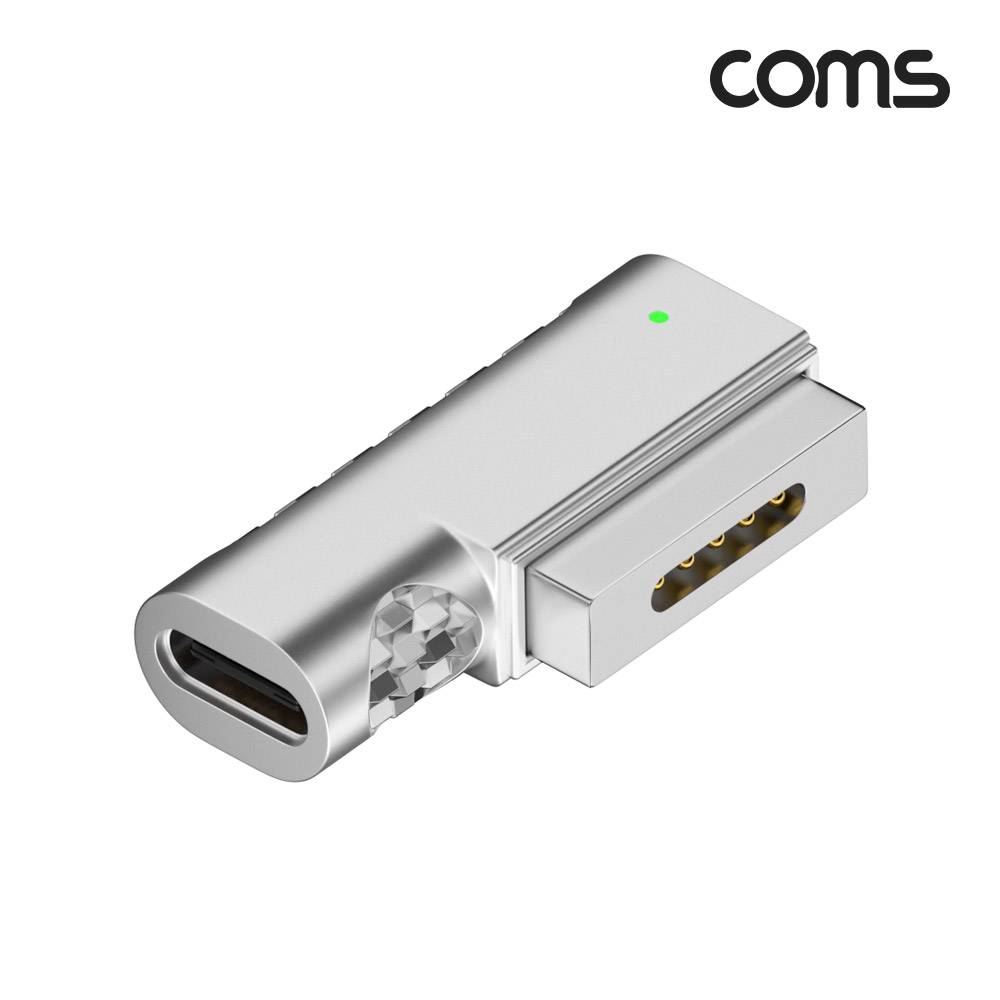 Coms USB Type C 전원 변환젠더 노트북 마그네틱 충전 PD 18.5-20V 5A C타입