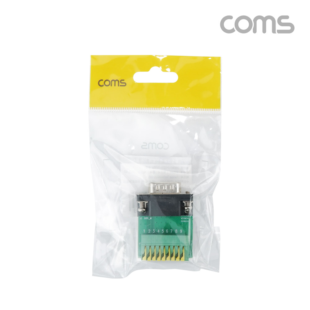 Coms 조합 커넥터, 시리얼 DB9 M, RS232, 터미널, 제작용
