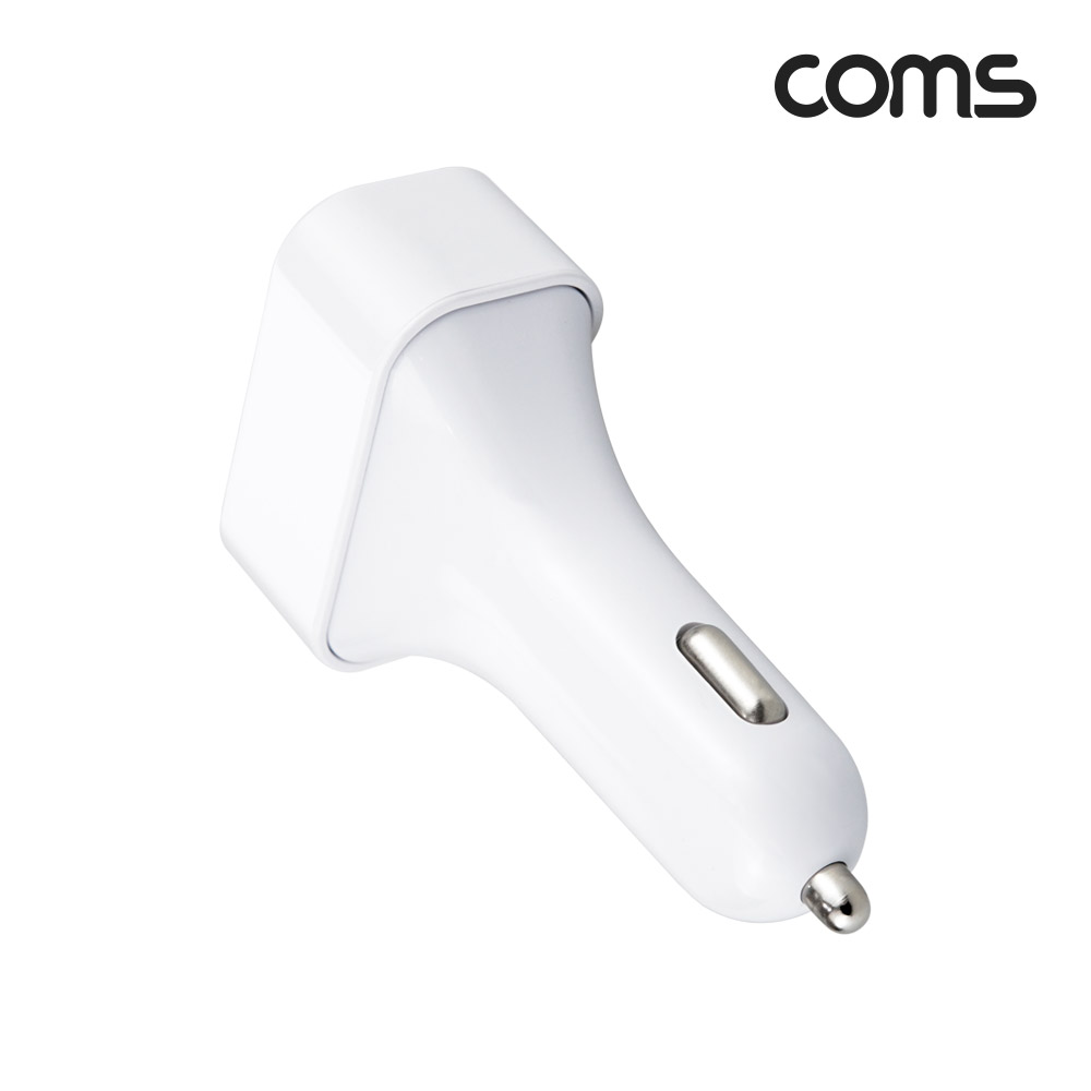 Coms 차량용 멀티 고속 충전기 4포트 시거잭 전원 USB-C USB-A 40W QC18W PD20W