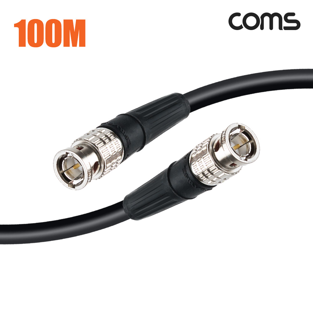 Coms 카나레 12G SDI BNC 제작용 케이블 100m 5.5UHD