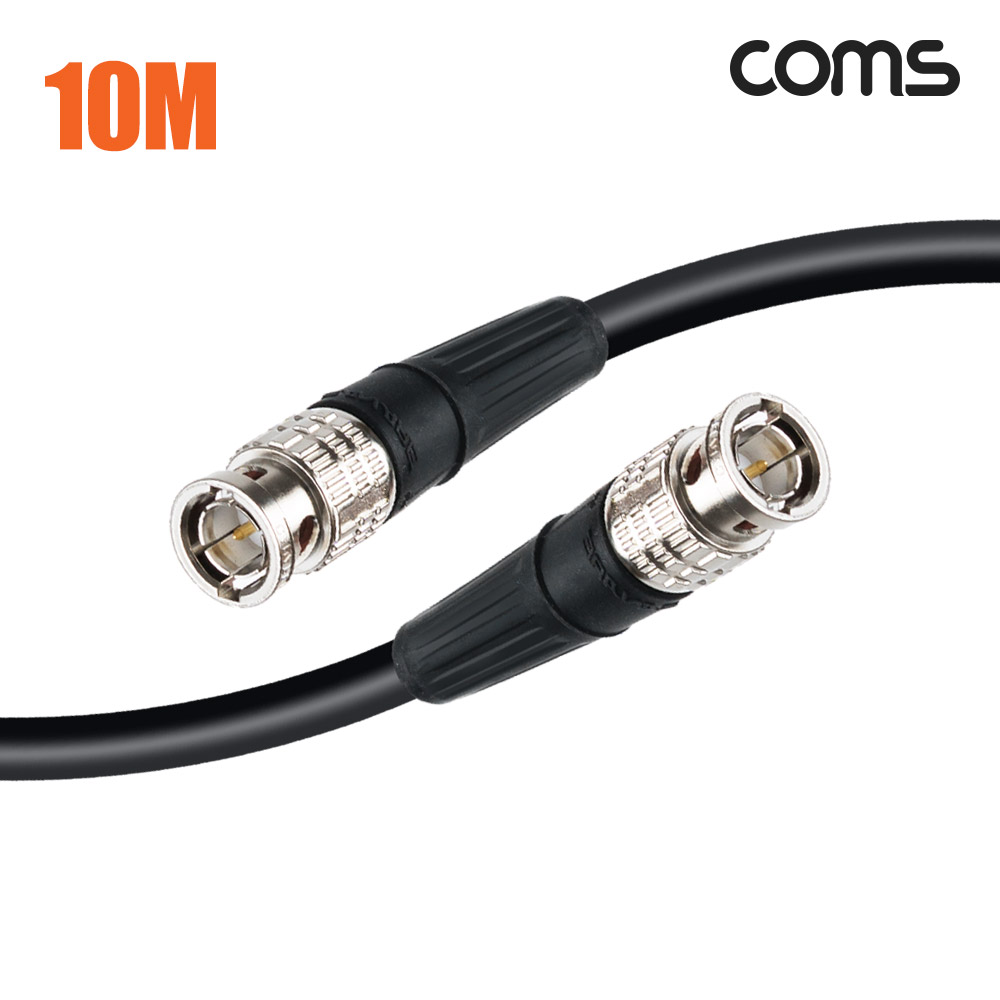 Coms 카나레 12G SDI BNC 제작용 케이블 10m 5.5UHD
