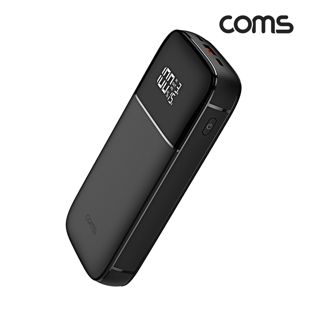 Coms PD PPS 100W 초고속 충전 대용량 보조배터리 20000mAh QC 가정용 차량용 캠핑용 노트북충전