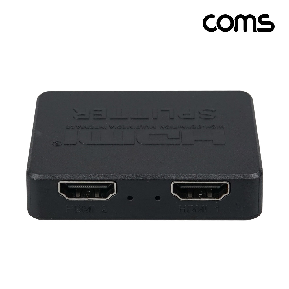 Coms HDMI 분배기1:2 미니 4K@30Hz UHD USB 전원