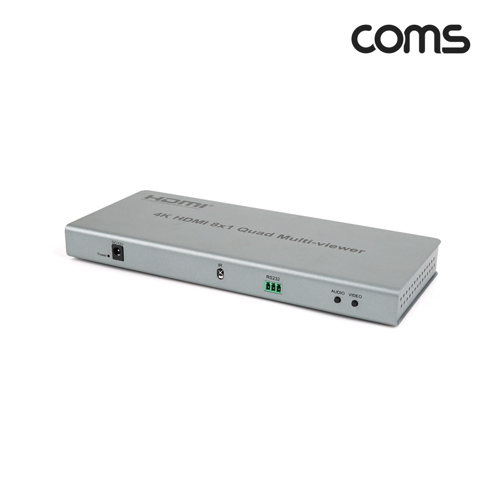 Coms HDMI 화면 분할기 8x1 8 Input 1 Output 멀티뷰어