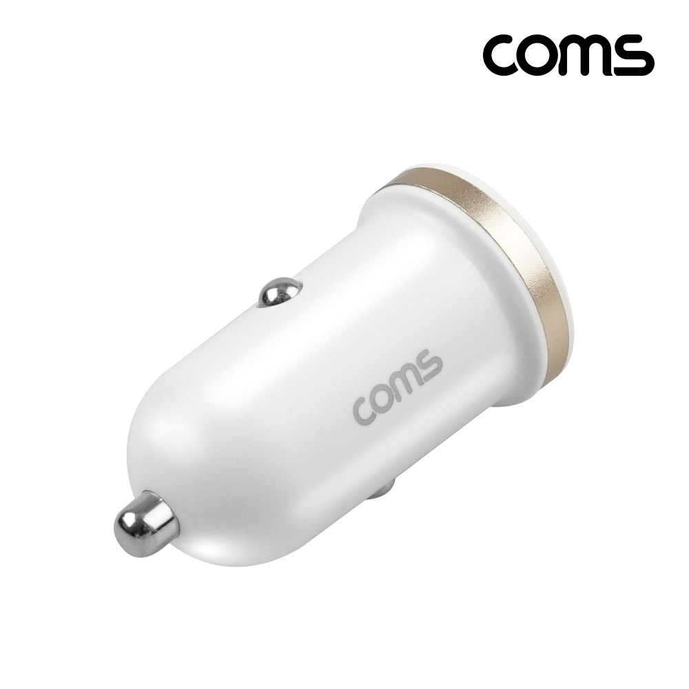 Coms 35W 차량용 시가 전원 어댑터 QC PD 멀티 고속 충전기 C타입 USB 3.1