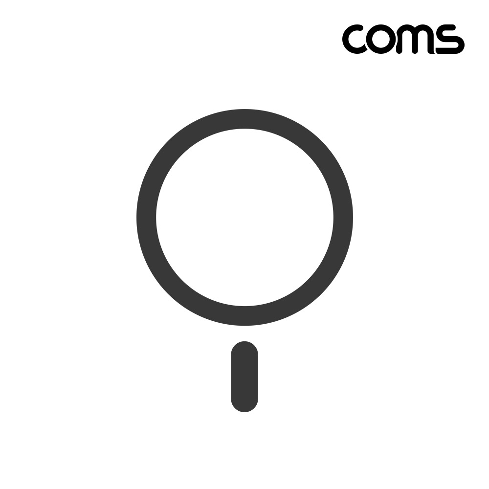 Coms 맥세이프 메탈링 충전 스티커, Black 맥세이프링 마그네틱 자석 플레이트 갤럭시