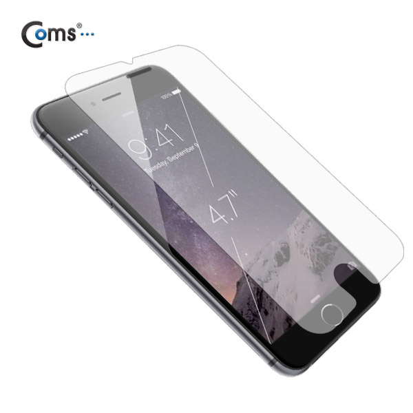 Coms 스마트폰 보호필름(iOS 스마트폰 6) 강화유리