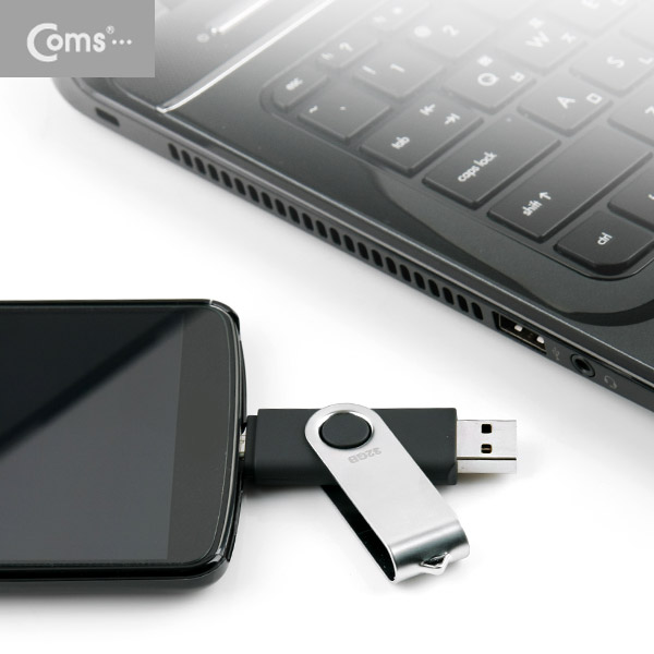 Coms 스마트폰 OTG 메모리 64G, Micro 5P/USB 겸용