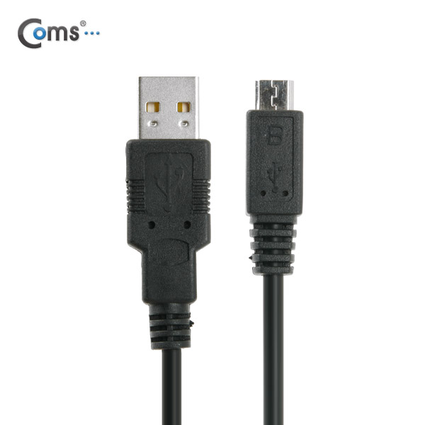 Coms USB/Micro USB(B) 케이블, 1M, Black (양면사용)