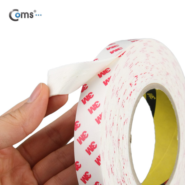 Coms 3M 양면테이프(폭 : 20mm, 길이 : 10m, 두께 : 1.2mm)