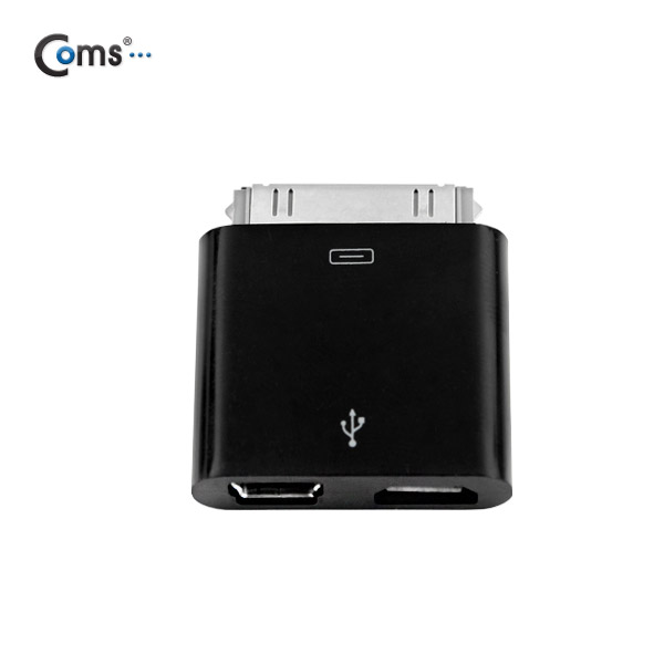 Coms 아이폰 변환젠더(Mini 5P F + Micro B F to 애플 30P),