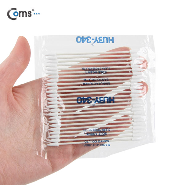 Coms  납-땜용 면봉, 불순물 제거 슬림형/25ea