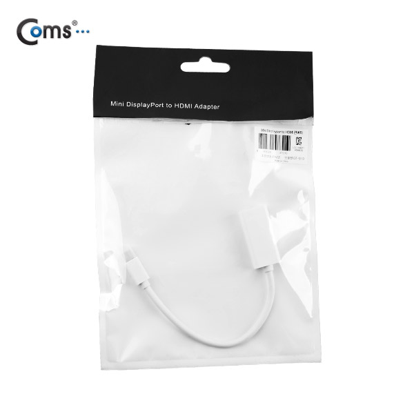 Coms 디스플레이 포트(Mini) 컨버터 HDMI, White