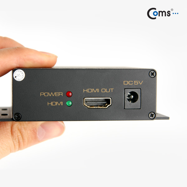 Coms HDMI 리피터(RF) 500M 지원, 80채널 선택스위치(139~950MHz)